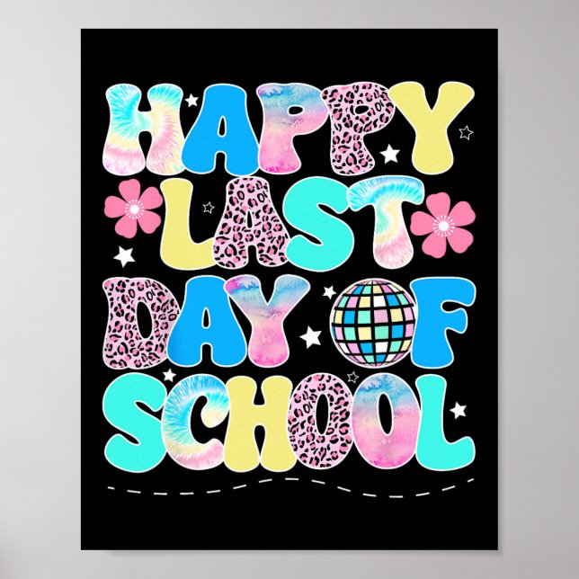 Lycklig förra dagen, undervisare i Student Grad, Poster (Framsidan)