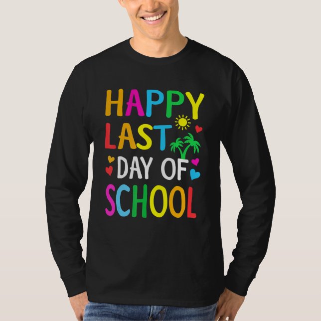 Lycklig förra dagen, undervisare i Student Grad, T Shirt (Framsida)