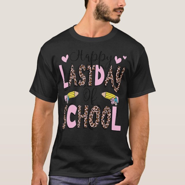 Lycklig förra dagen, undervisare i Student Grad, T Shirt (Framsida)