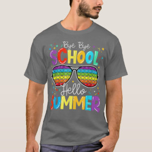 Lycklig förra dagen vid skolavhoppet Hej Sommar Gr T Shirt
