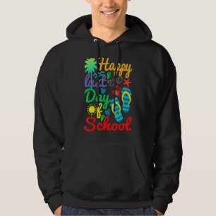 Lycklig förra Hej-sommarlektur med skolfunktion fö Hoodie