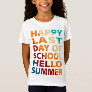Lycklig förra Hejen i skolan, sommaren T Shirt