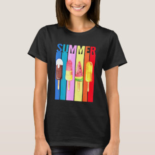 Lycklig förra Hejen sommarisgrädde från  i skolan T Shirt