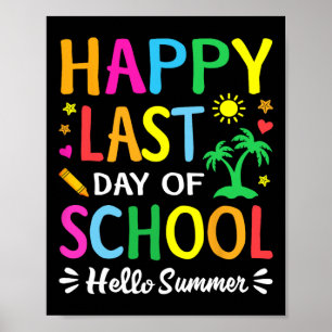 Lycklig förra Hejen Studenter och sommaren Poster