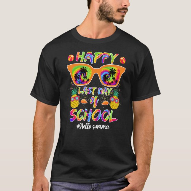 Lycklig förra Hejen Studenter och  sommaren T Shirt (Framsida)