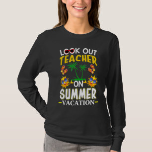 Lycklig förra Roligten Student Summe för skollärar T Shirt