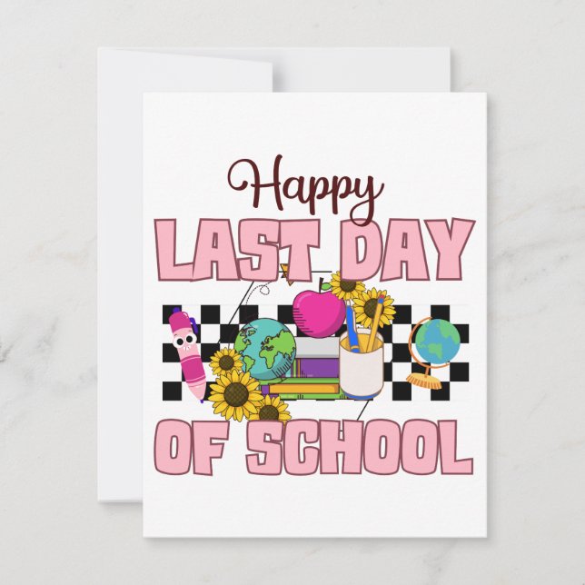 Lycklig förra skoldagen (Framsida)