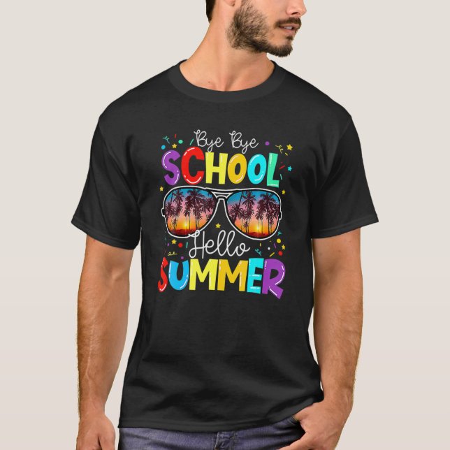 Lycklig förra skoldagen 2:e Klass-läraren, sommar T Shirt (Framsida)