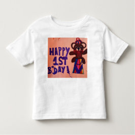LYCKLIG första BIRTHDAY baby år T Shirt