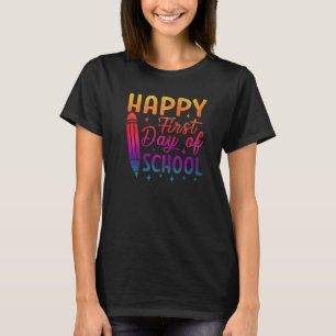 Lycklig första dag i Kindergarten Student Tea T Shirt