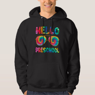 Lycklig första dagen av Hej av skolans förskoletid Hoodie
