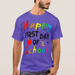 Lycklig första dagen för Back to school lärare T Shirt