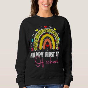 Lycklig första dagen för skolläraren Baby Heart ba T Shirt