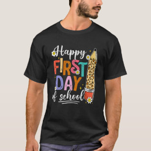 Lycklig första dagen för skolläraren Kids Groovy t Shirt