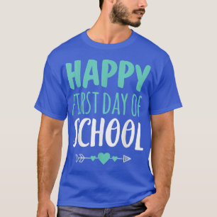 Lycklig första dagen för skollärarpilen Student C T Shirt