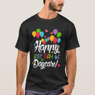Lycklig: första dagen i dagslärardagsläraren Barno T Shirt