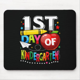 Lycklig Första dagen i Kindergarten Lärares Roligt Musmatta