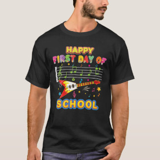 Lycklig första dagen i skolan Kid Back to school 1 T Shirt