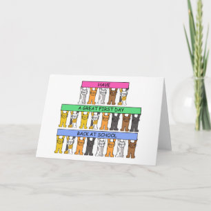 Lycklig första dagen på Tecknaden i skolan Kort