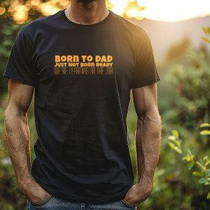 Lycklig första Far-dagen, den svarta orangen brev T Shirt
