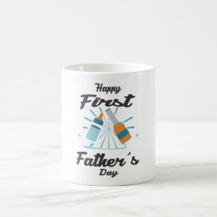 Lycklig första Far-dagen Gift Mugg