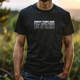 Lycklig första Far-dagen, vita brev humor T Shirt