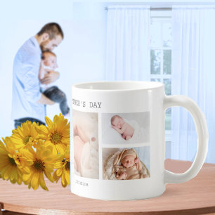 Lycklig första Fars dag 5-Personligens foto Kaffemugg