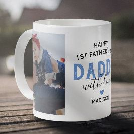 Lycklig första Fars dag-fotokaffe Mugg
