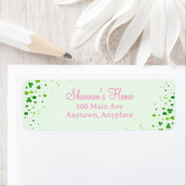 Lycklig Första Födelsedagsfest Returadress Etikett