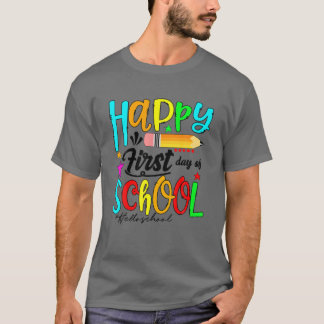 Lycklig första Hej-lärardagen Stu T Shirt