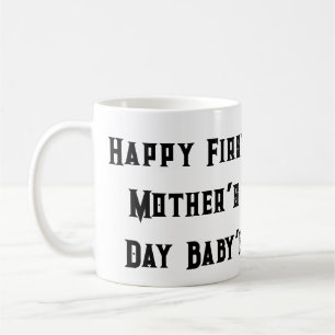 Lycklig första Mor-dagen Mugg - ny mamma-gåva