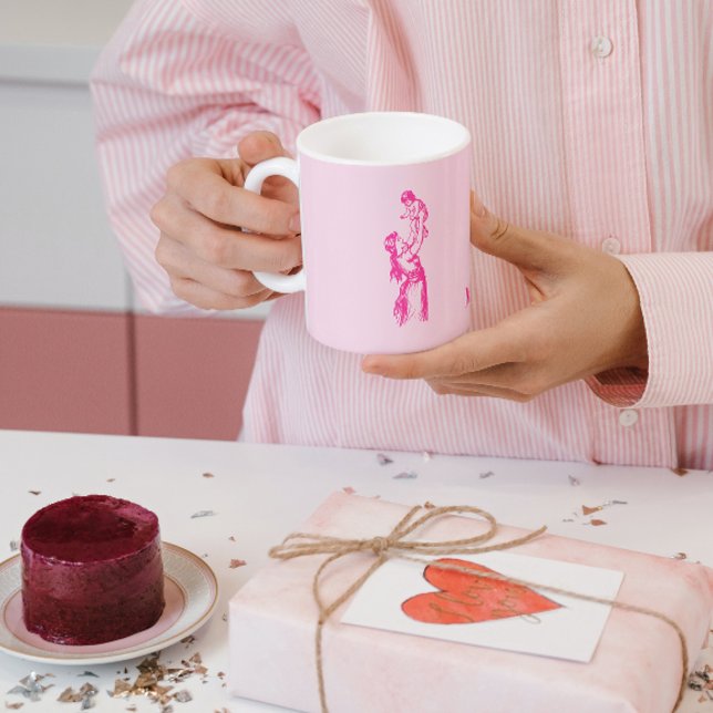 Lycklig första Mors dag - det är en tjej! Mugg (Skapare uppladdad)