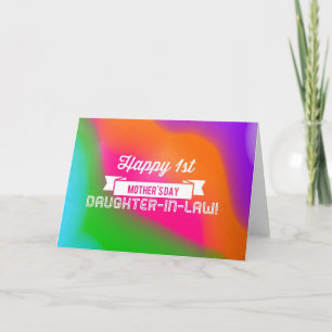 Lycklig första Mors dag-dotter! Kort