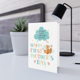 Lycklig första Mors dag för svärdotter Boho Kort