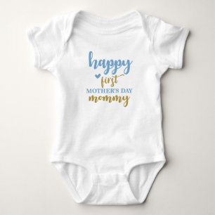 Lycklig Första Mors dag Mamma T Shirt