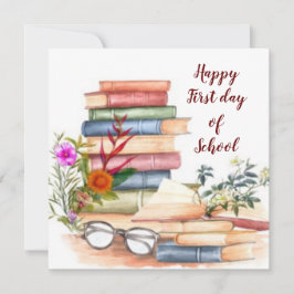 Lycklig första skoldag