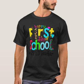 Lycklig första skoldag SPED Lärarliv T Shirt