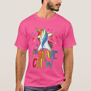Lycklig första skoldagen sjätte besättningsgruppen t shirt