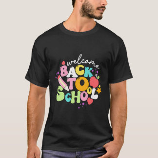 Lycklig första skollärardagen i Back to school S T Shirt