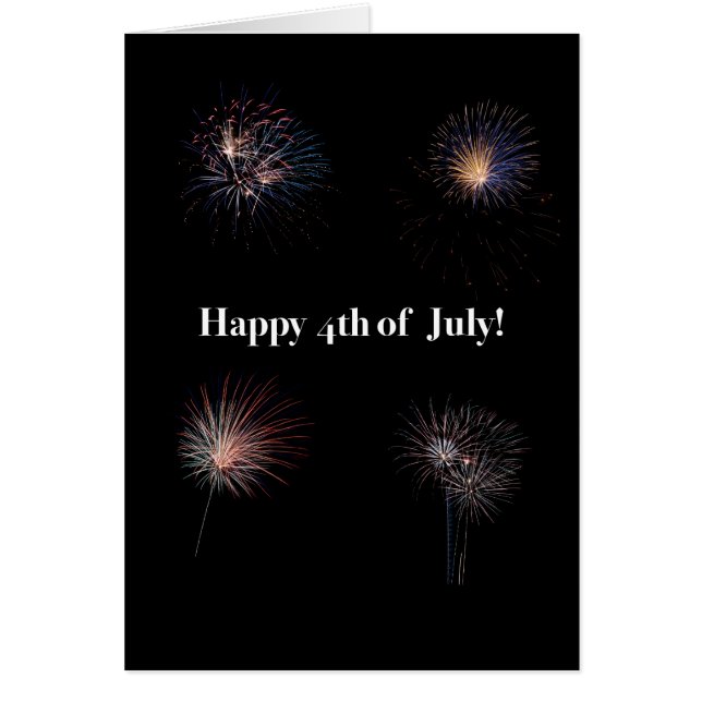 Lycklig Forth i juli Hälsningskort (Framsidan)