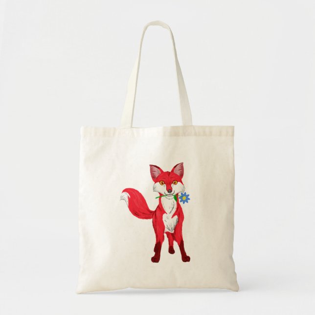 Lycklig Fox Tygkasse (Framsidan)