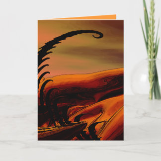 Lycklig fractalling helgkort