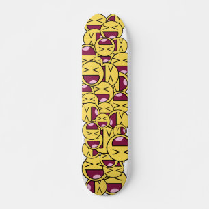 Lycklig framsida skateboard bräda 20,5 cm