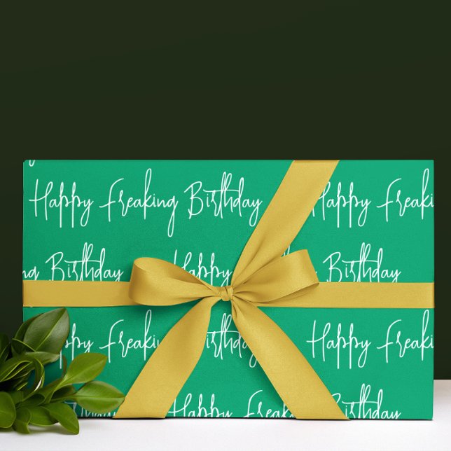 Lycklig Freaking Birthday Presentpapper (Skapare uppladdad)
