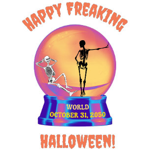Lycklig Freaking Halloween T Shirt