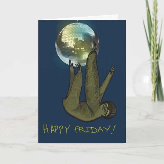 Lycklig Fredag-kort Kort (Framsida)