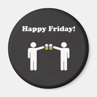 Lycklig Fredag Magnet