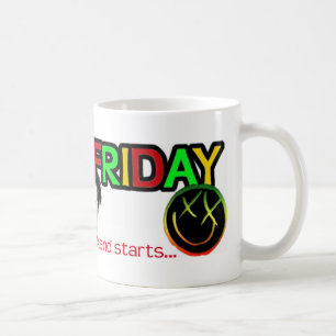 LYCKLIG FREDAGLOGOTYP KAFFEMUGG