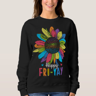 Lycklig Fri-Yay Fredag Älskare Roligt Lärare T Shirt