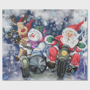 Lycklig Friends Funny Julafton Papper Presentpapper